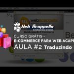 CURSO GRÁTIS – E-COMMERCE PARA WEB ACAPPELLA AULA 2