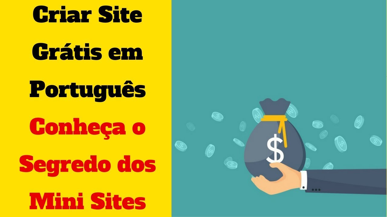 Criar Site Grátis em Português Conheça o Segredo dos Mini Sites 3