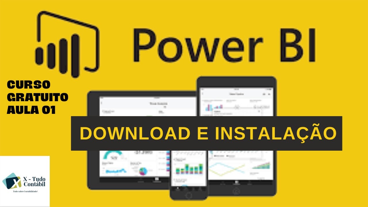 Curso Power BI Online Grátis | Download Gratuito | Como Instalar | Aula 1 3