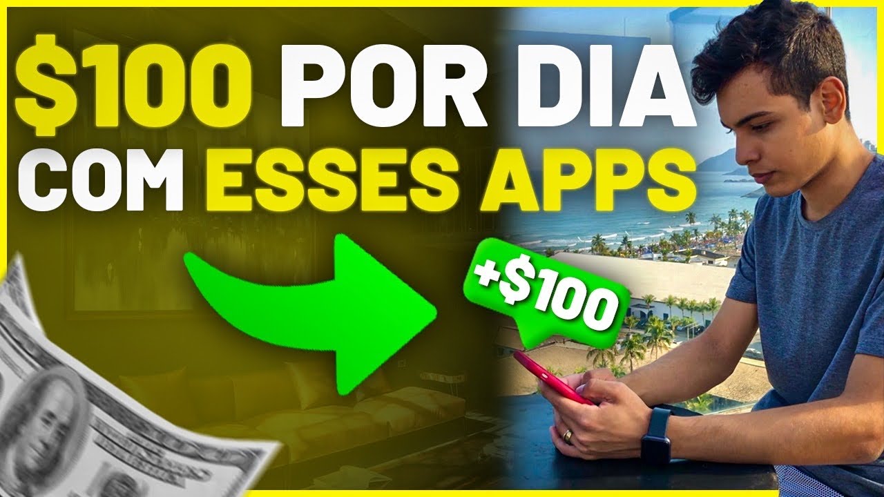 3 APLICATIVOS PARA GANHAR DINHEIRO NA INTERNET PELO CELULAR - Ganhe $100 Por Dia (Dinheiro online) 1